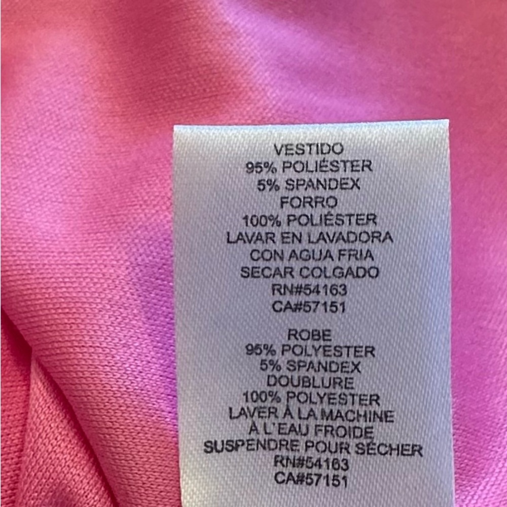 Jessica Simpson One Shoulder Dress in Vibrant Pink - Picture 8 of 8